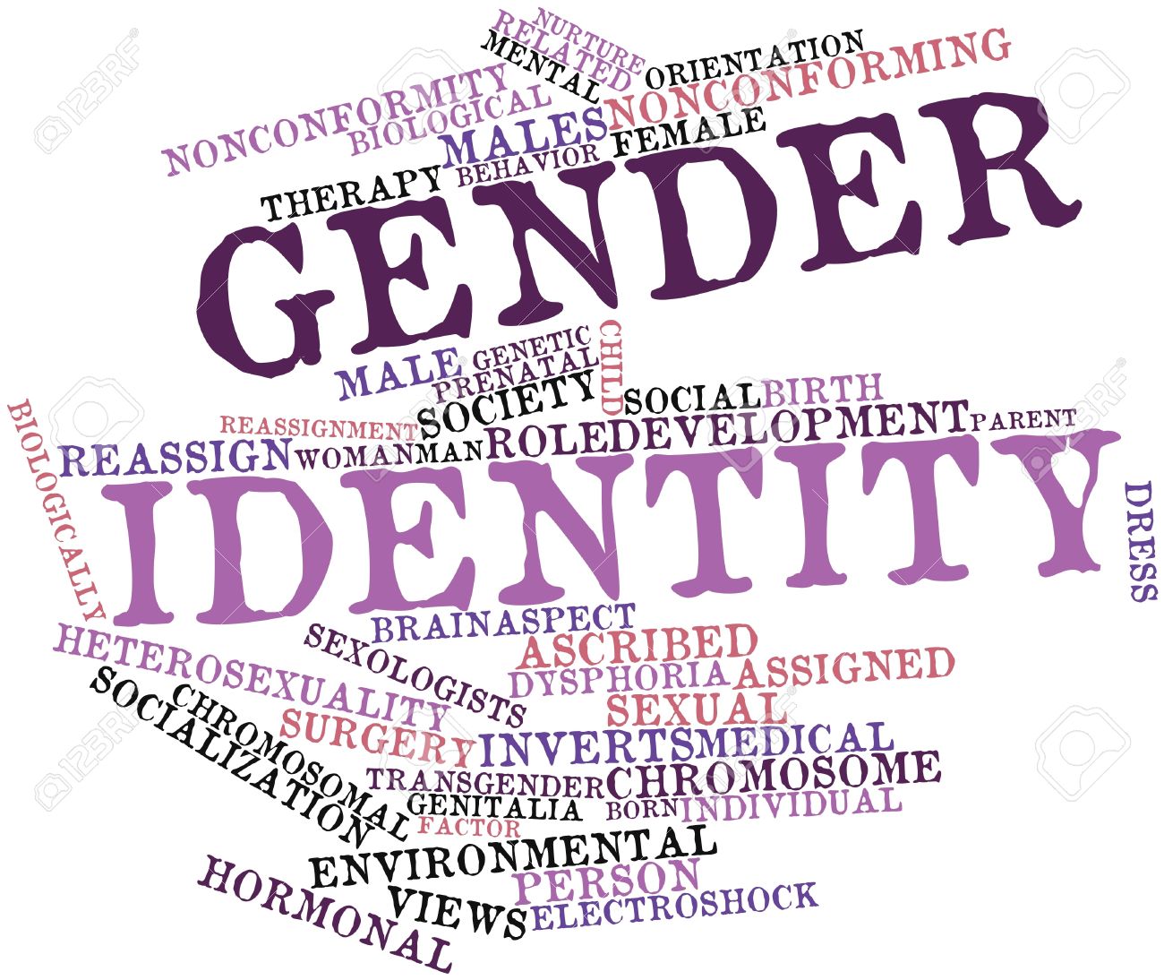 16602406-Abstract-word-cloud-for-Gender-identity-with-related-tags-and-terms-Stock-Photo