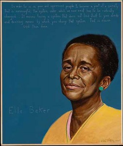 Portrait of Ella Baker by Paul Shetterly